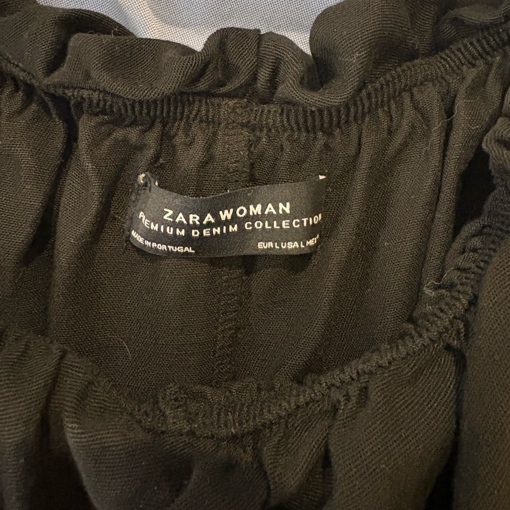 Zara Black Off-Shoulder Romper - Picture 3 of 3